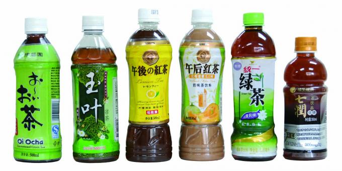 ミネラルウォーター用両面ボトル自動シュリンクスリーブラベルアプリケーター