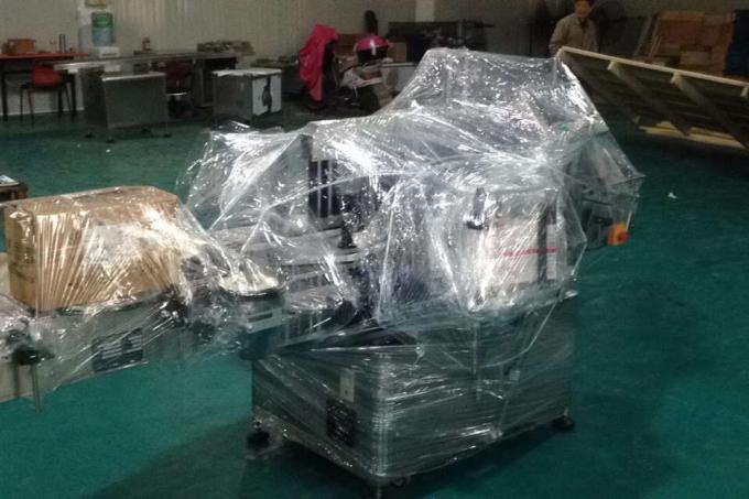 ラウンドボトル用アルミニウム合金Oppバイアルラベリングマシン、工業用ラベリングマシン