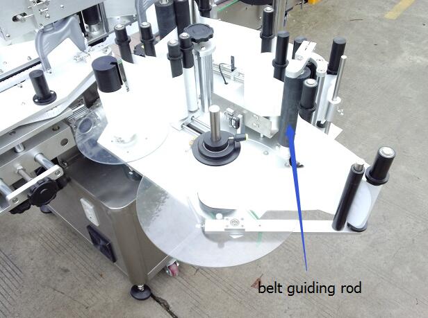 ターンテーブル付きオブジェクト検出マジックアイ自動両面ステッカーラベリングマシン