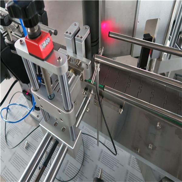 標準の自動ラウンドボトルラベリングマシンの前面と背面