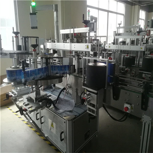 化学、水ペットボトルスティック3ラベル用粘着ステッカーラベリングマシン