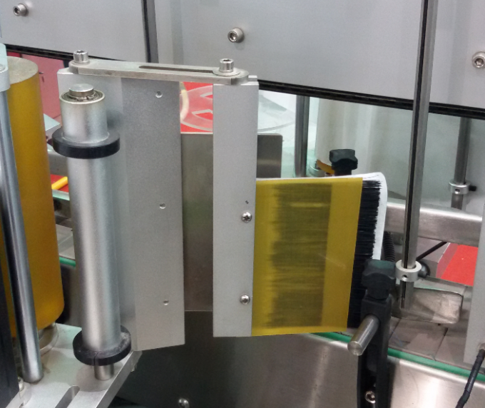 立っているポーチのための自動ボトルラベラー両面ステッカーラベリングマシン