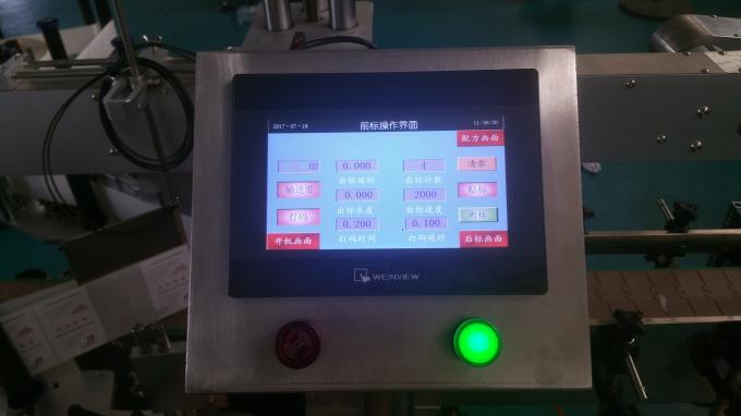 自動フラットボトルガラス瓶ラベリングマシン、ステッカーラベルマシン