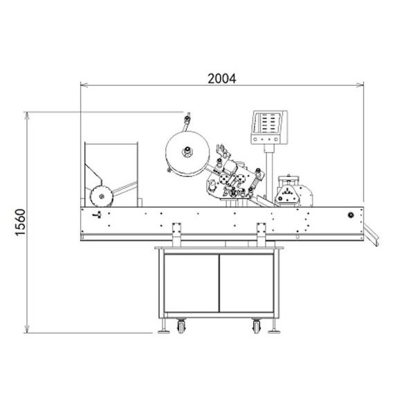小瓶用高速全自動バイアルラベリングマシン