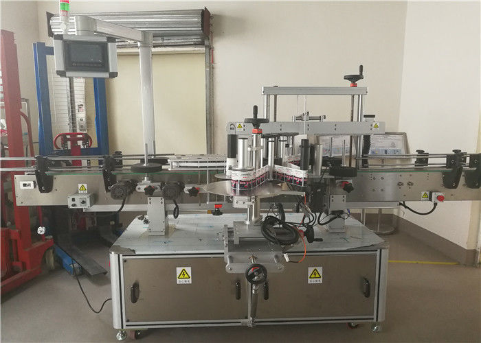 楕円形ボトルサプライヤーのための中国2ヘッド前面および背面両面ステッカーラベル付け機