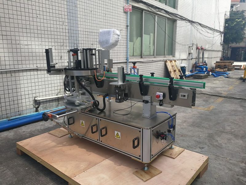 中国自己粘着自動丸瓶ステッカーラベル付け機PLC制御サプライヤー